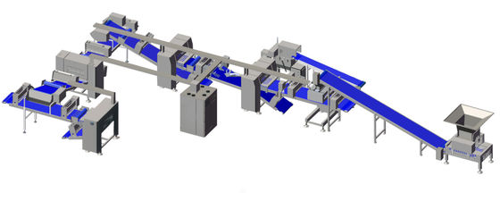 Αγορά 800mm βιομηχανικός ράφτης πελατών γραμμών ζύμης καλύπτοντας με σεντόνι για τη ζύμη ζύμης/ψωμιού διαδικτυακή κατασκευή