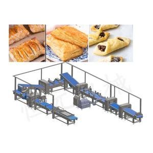 Αγορά Αυτόματη εμπορική γραμμή παραγωγής Sheeter Croissant ζύμης Croissant διαδικτυακή κατασκευή