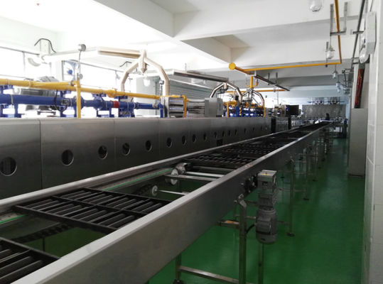 Αγορά γραμμή παραγωγής Pita 150 χιλ. διαμέτρων με το φούρνο σηράγγων και το σύστημα ψύξης διαδικτυακή κατασκευή
