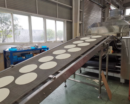 Αγορά G650 βιομηχανική tortilla γραμμή παραγωγής του ανοξείδωτου 304 που εξοπλίζεται με την οθόνη αφής για την απαίτηση υψηλής ικανότητας διαδικτυακή κατασκευή